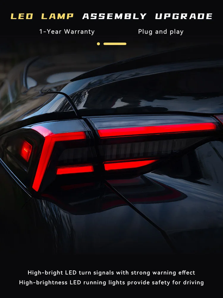 Автомобильные фары для Toyota Avalon 2019-2023 светодиодные модернизированные модные в