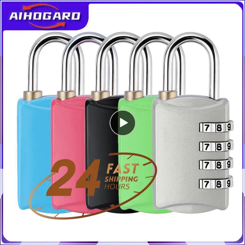 

1~10PCS Dial Digit Password Lock Combination Suitcase Luggage Metal Code Password Locks Padlock Travel Safe Anti-Theft