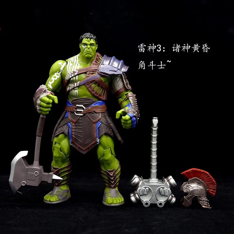 ТОР 3 Ragnarok Халк 20 см Роберт Брюс Баннер ПВХ экшн-фигурка Коллекционная модель