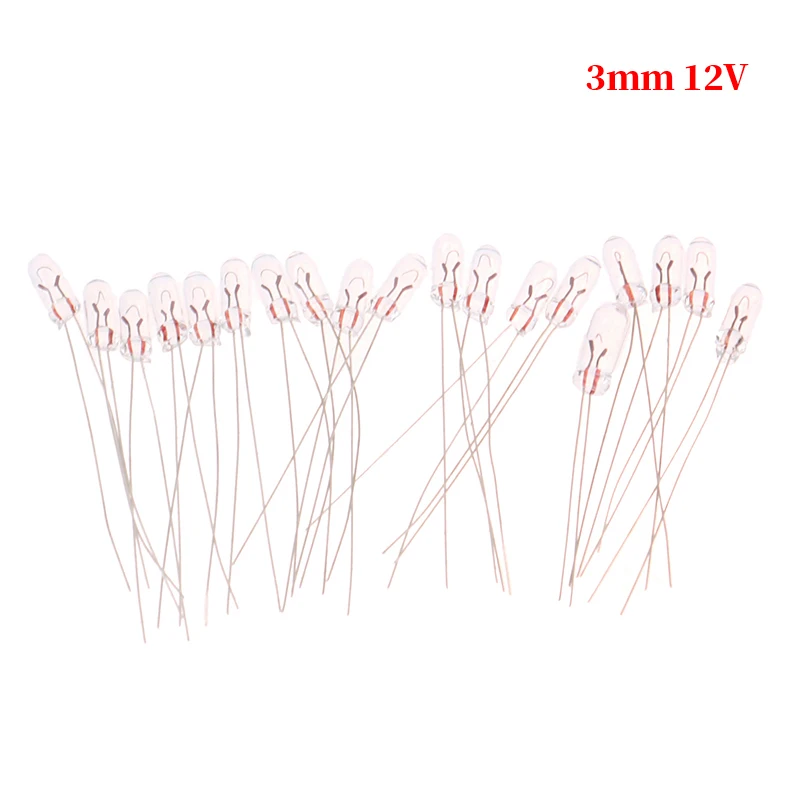 

Лампочки накаливания JETTING, 20 шт., 3/4 мм, 6/12 В