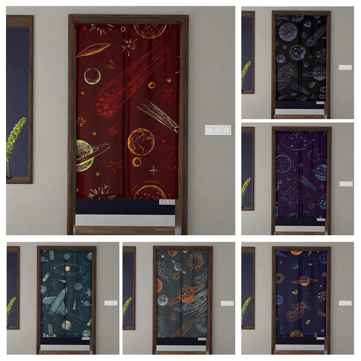 Дверная занавеска Noren разделение комнаты защита конфиденциальности подвеска