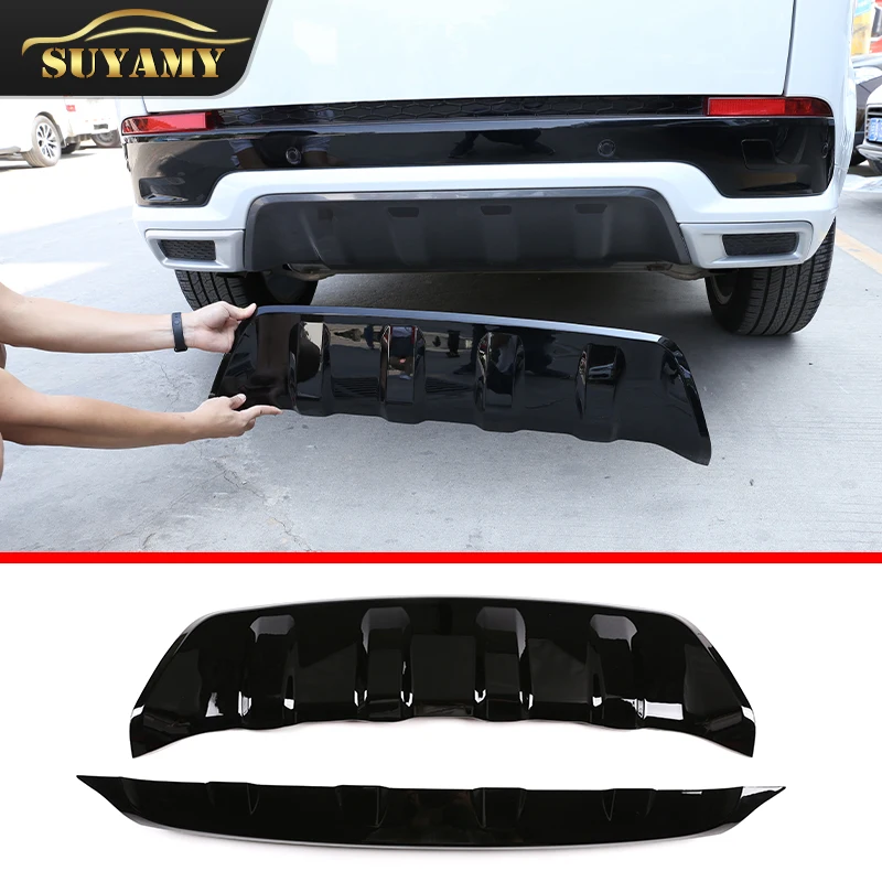 

Car Styling Black/Chrome Sticker For Land Rover Discovery Sport 2020 ABS Front And Rear Bumper Lips Cover Trim Auto Accessories