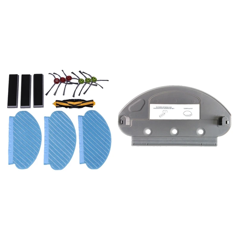 

Water Tank Replace For Ecovacs Deebot Ozmo 950 Parts & HEPA Filter Main Roller Side Brush Mop Cloth