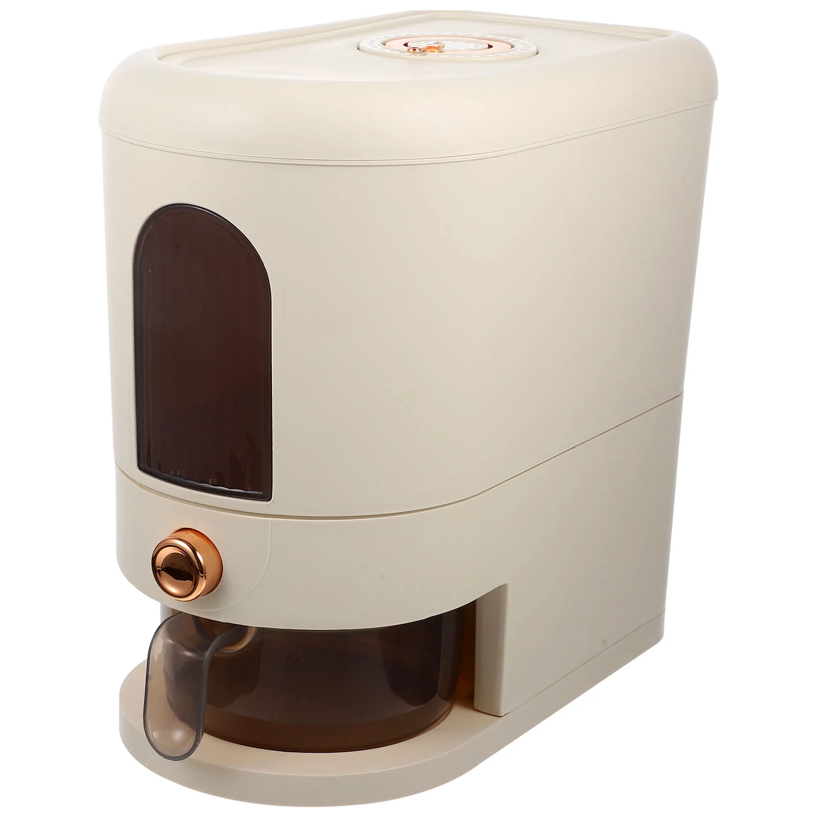 

Rice Dispenser Container Auto Rice Dipenser Reusale Grain Container Home Supplies