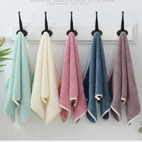high density coral fleece towel thickened and strongly absorbent face towel
