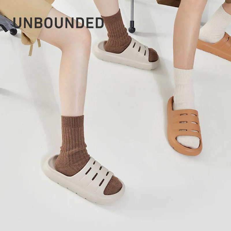 

UTUNE Women Outside Slides Sandals Men's Thick Sole Camping Slippers 2022 New Fashion Summer Shoes Anti-slip Beach Shoes