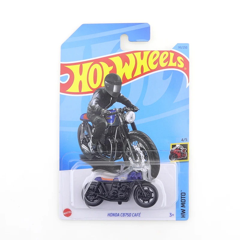 

2023 Hot Wheels HONDA CB750 CAFE #141/250 HW Moto 4/5 Mini Alloy Coupe 1/64 Metal Diecast Model Car