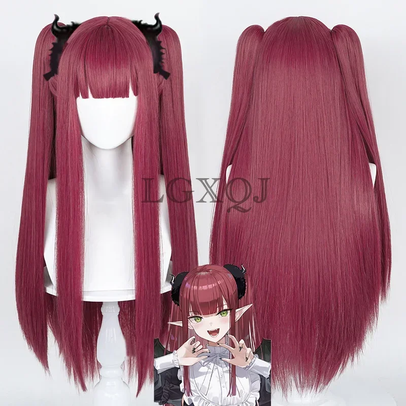 Высокое качество My Dress-Up Darling Marin Kitagawa парик для косплея Rizu Kyun Rose Red Devil вечерние