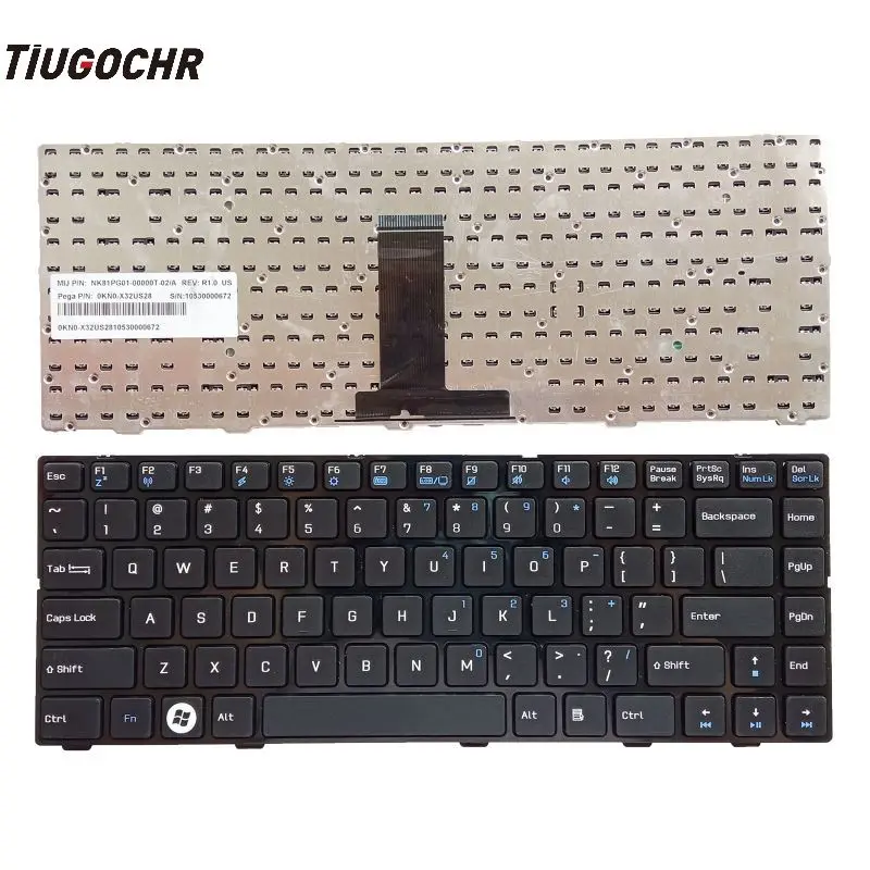 

New US for Shenzhou jingdun k480n i5 i7 D1 D2 k480p i3g i5 a480n k480a I3 keyboard