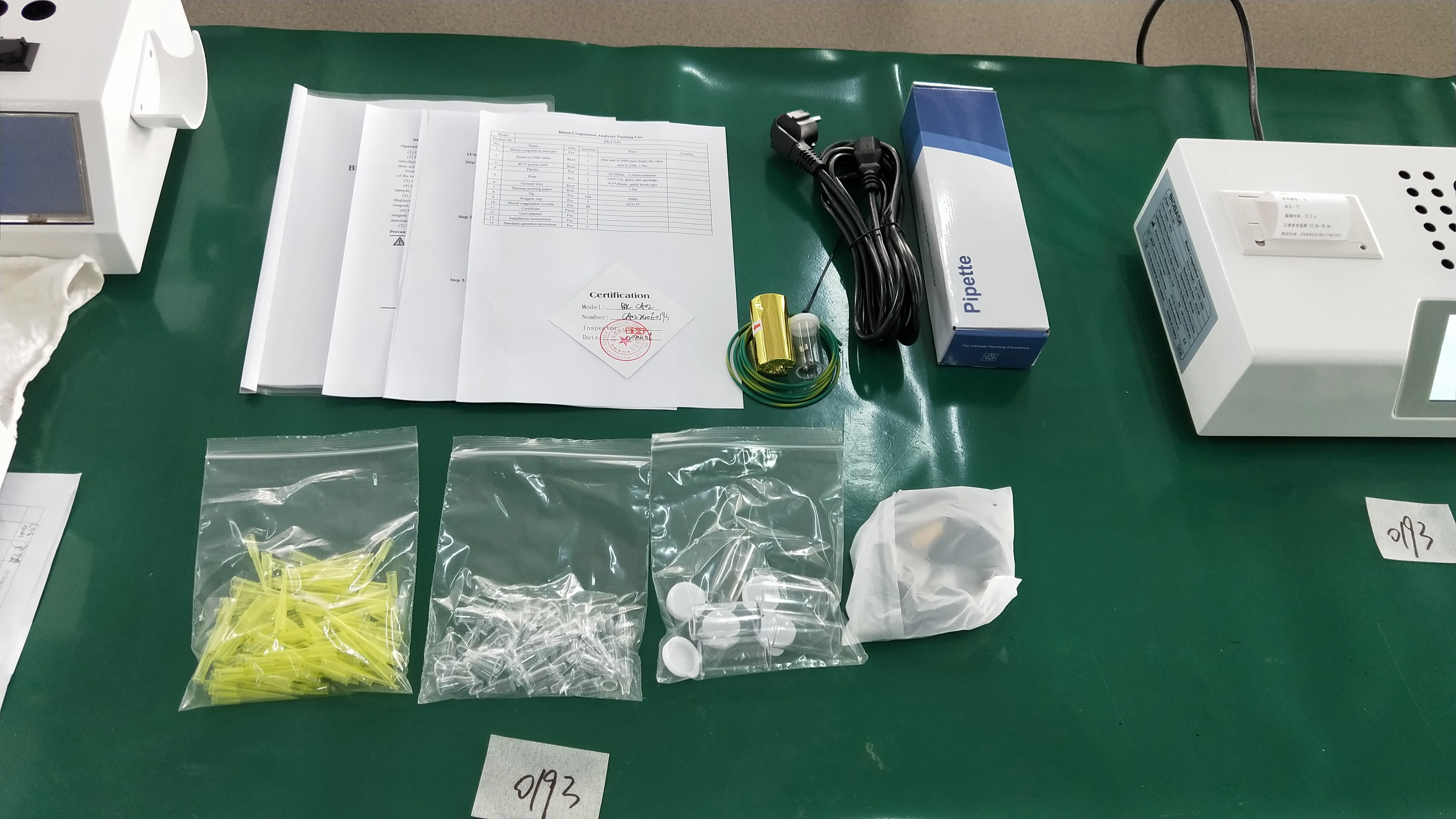 Распродажа двухканальный Полуавтоматический анализатор коагуляции крови для