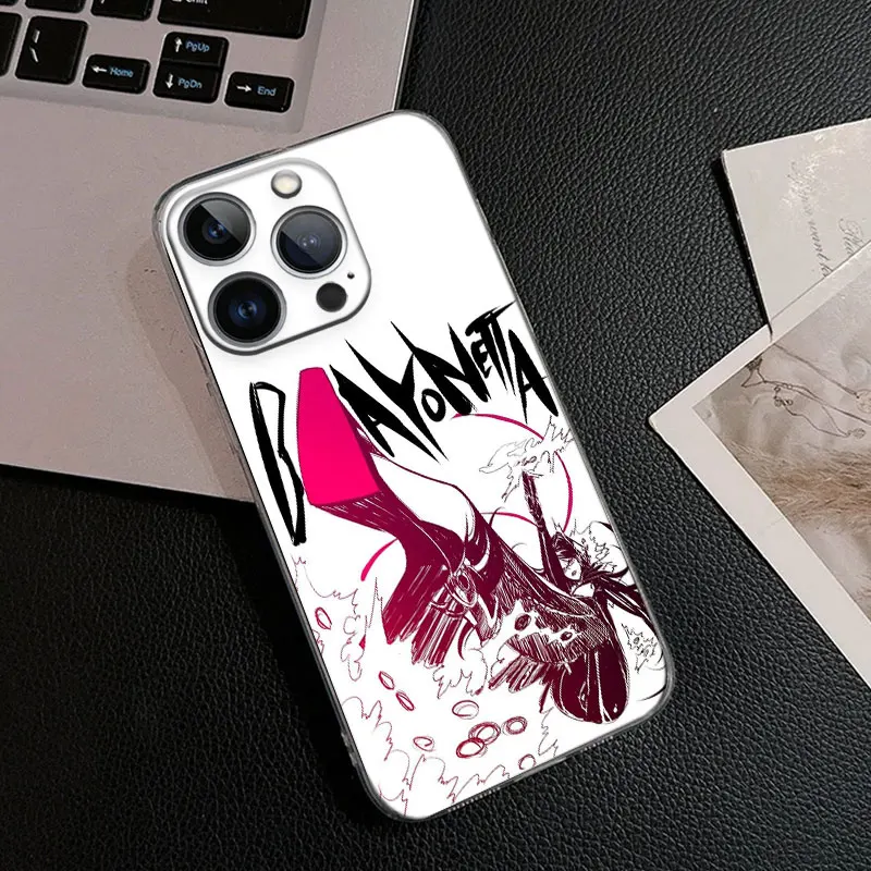 Фото Чехол Bayonetta для iPhone 17 Air, 16E, 17E, 16 Pro, 15 Pro Max, 14, 13 Plus, 12 Mini, 11, защитный чехол для камеры Apple из ТПУ №5