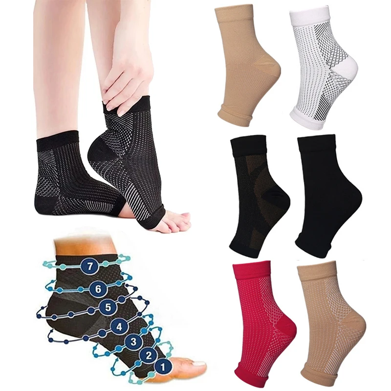 

Ножной ангел, защита от усталости, искусственная поддержка лодыжки, для бега, для баскетбола, Мужской Бандаж на лодыжку, носок