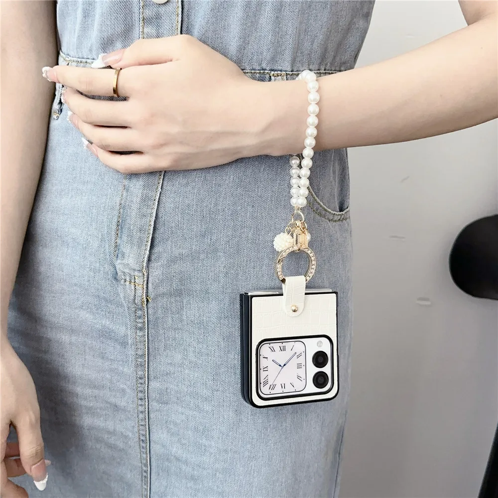 Роскошный модный чехол с жемчужным браслетом Для Huawei Nova флип-чехол Magic V Flip Xiaomi Mi X