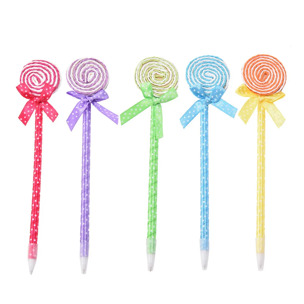 

Pen Pens Ballpointlollipopfine Unique Ink Kids Fountain Stationery Rollerball Multicolor Point Novelty Designer Stylus Office