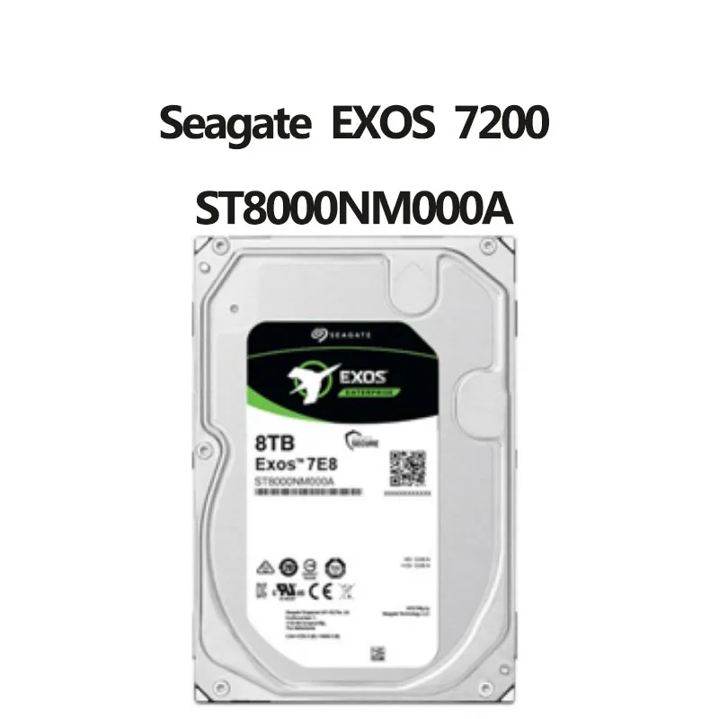 

Seagate EXOS Pro 8TB 7200 to 256MB SATA ST8000NM00A NAS hard disk ST8000NM00A vertical
