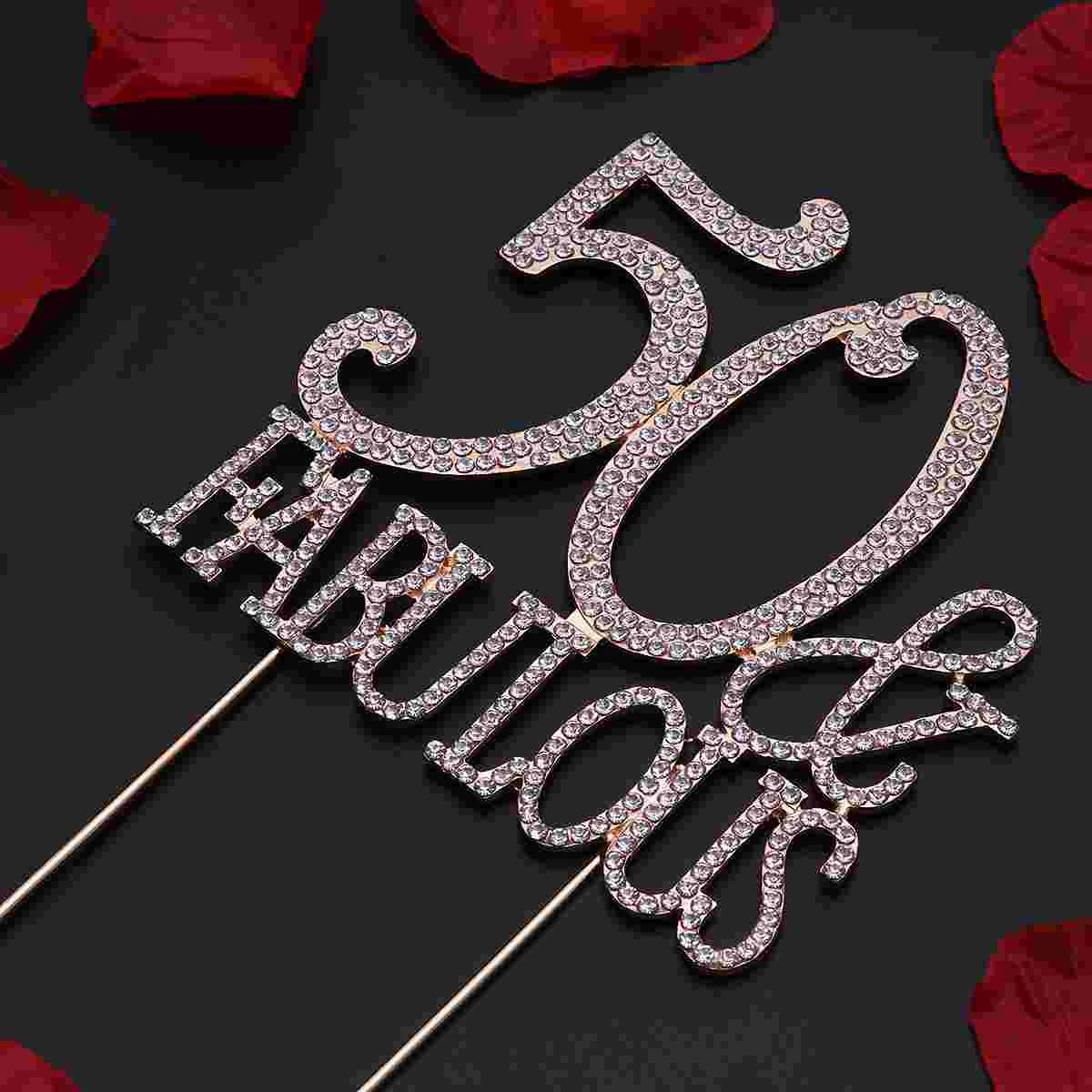 50 сказочных торт на 50-летие или юбилей декоративный топпер для торта со стразами