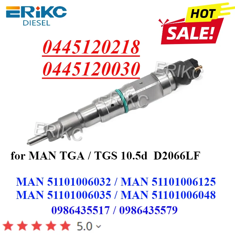0445120218 топливный инжектор с общей топливной магистралью 0445120030 автоматическая