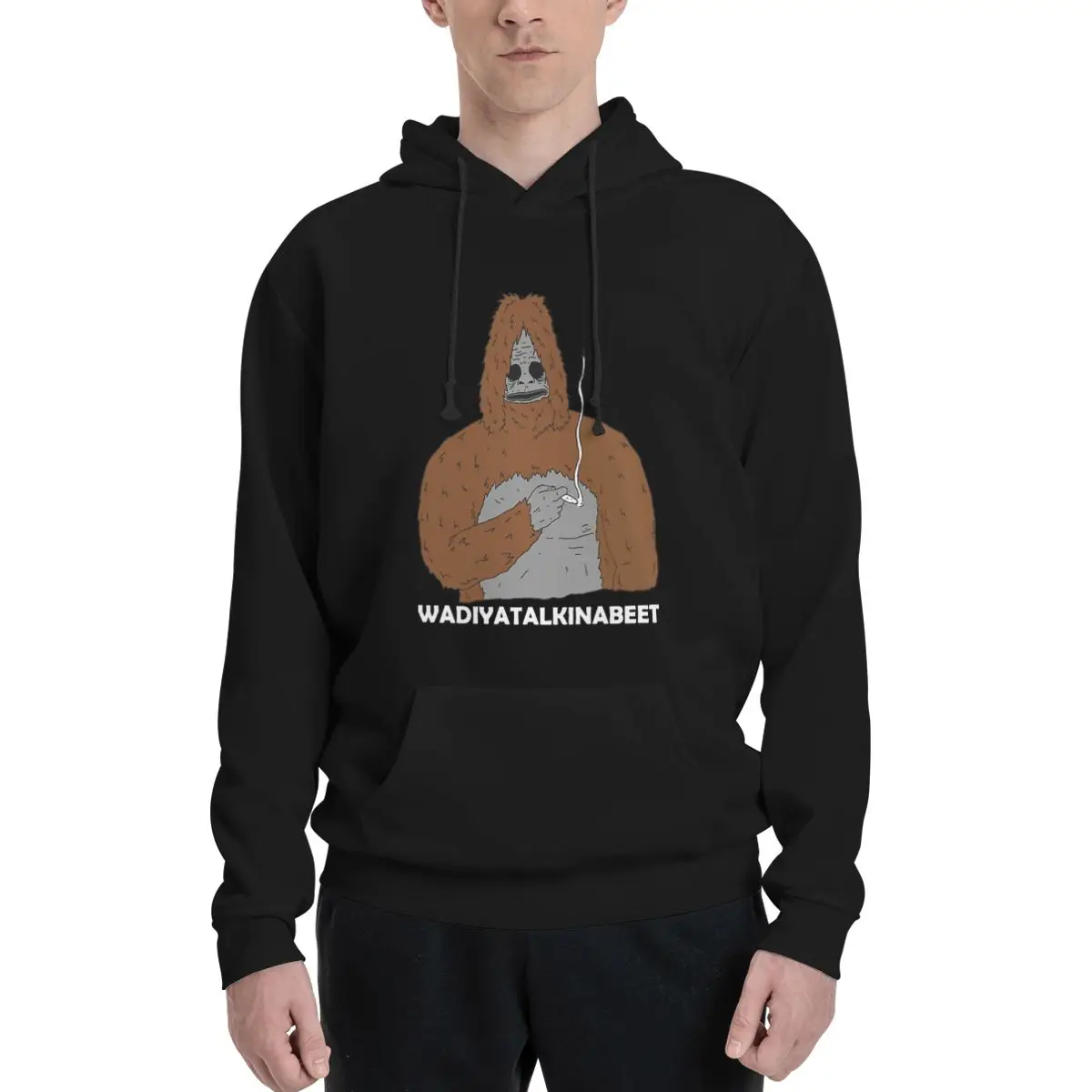 Фото Sassy Sassy Big Lez Show Sassy Smoking Monkey толстовки с капюшоном в стиле аниме оверсайз толстовки женские женские толстовки с капюшоном №1