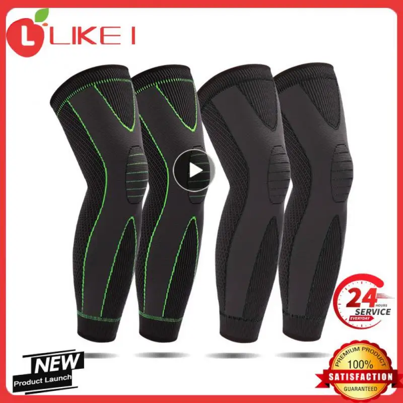 

Knee Pads Non-slip Silicone Strip New Knee Support Braces Soft High Stretch Breathable Knee Pad Sleeve Nylon Knee Pad Knitted