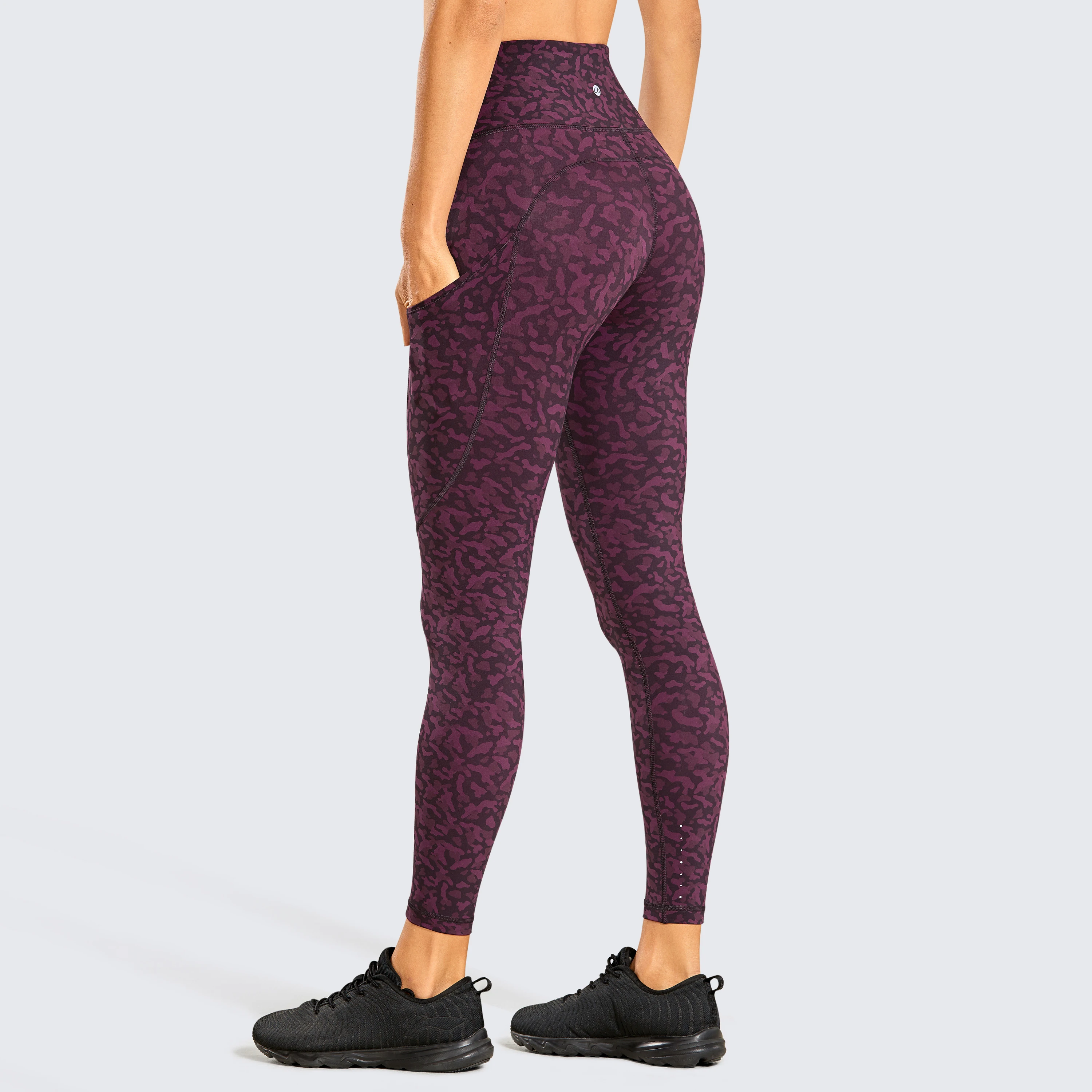 Yoga Pants Women 2023 High Waisted Naked Feeling Yoga Pants with Pockets Workout Leggings - 25 Inches