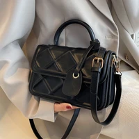 fashion women shoulder bag trendy design small square bags new luxury female crossbody handbags casual purses with short handle