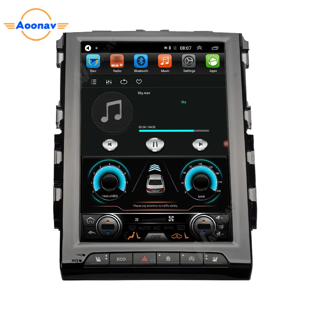 Автомагнитола 2 din 12 8 дюйма Android автомобильное стерео радио Тесла стиль для RENAULT