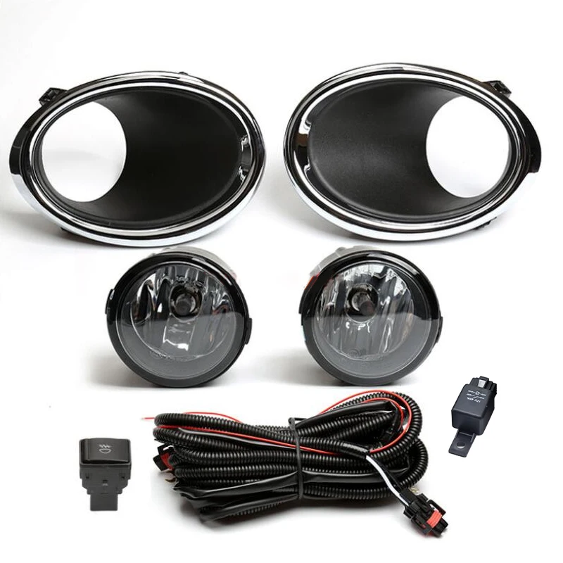 

Car Auto Front Left Right Bumper Fog Light Lamp Wiring Harness Switch Relay Set Fit for Nissan Rogue Sport 2017 2018 2019