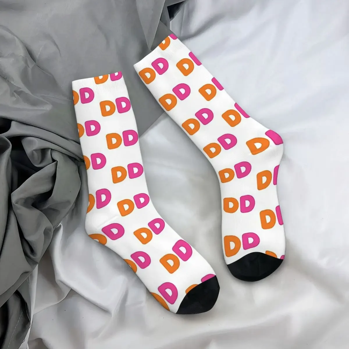 Носки I Love Dunkin Donuts в стиле Харадзюку впитывающие пот чулки всесезонные длинные