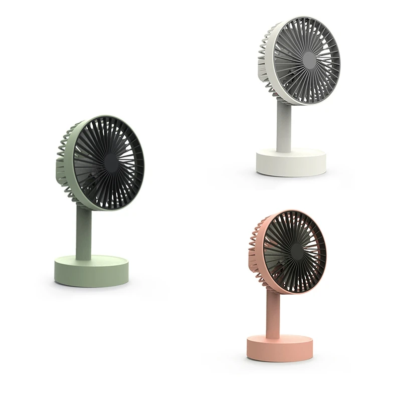

USB Handheld Charging Office Desktop Shaking Head Electric Fan Portable Student Dormitory Brushless Silent Small Fan