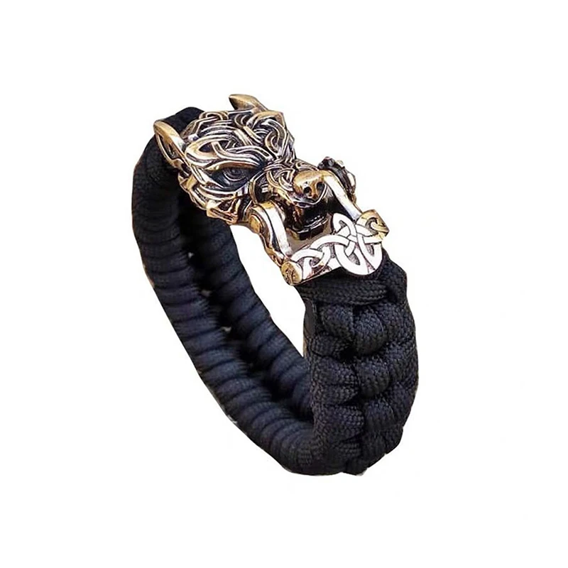 

1 шт. DIY аксессуары для личности парный браслет Плетение Паракорд многофункциональная пряжка Латунь уличный маленький инструмент