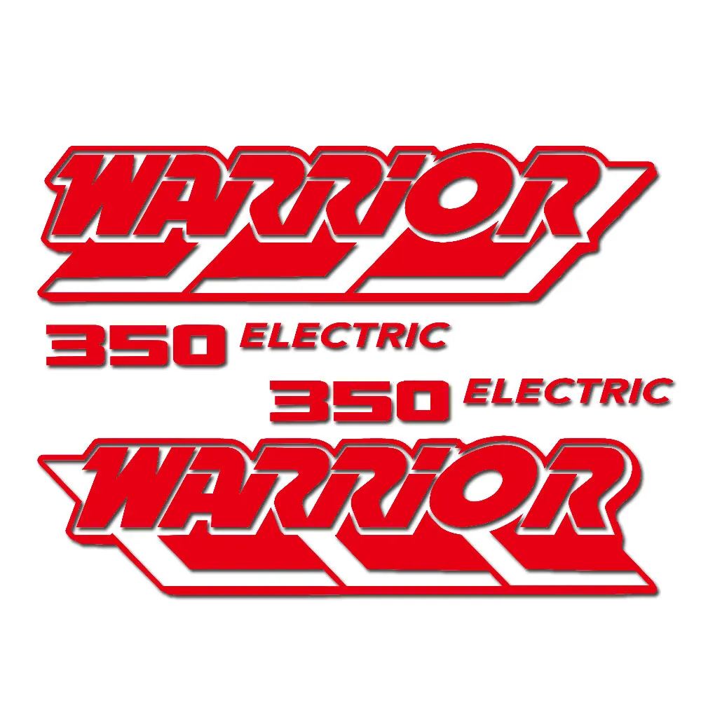 

Подходит для Yamaha Warrior 350 Electric Quad ATV, виниловые наклейки, наклейка, комплект эмблемы