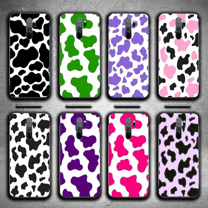 

Colored Cow Stripes Phone Case For Redmi 9A 8A 7 6 6A Note 9 8 10 8T Pro Max 9 K20 K30 K40 Pro PocoF3 Note11 5G Case