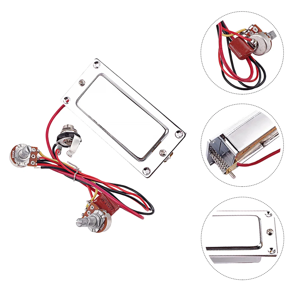 

Комплект металлических деталей для гитары, пикап, хамбакер, мост укулеле, пьезо-мандолин, винтажные аксессуары для акустических басов