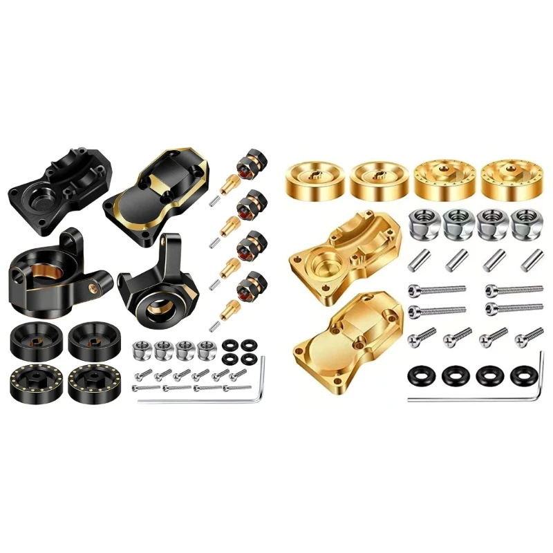 

Wheel Hexs Hubs for SCX24 90081 Scx24 Brass Wheel Weights 1/24Crawler Car Dropship