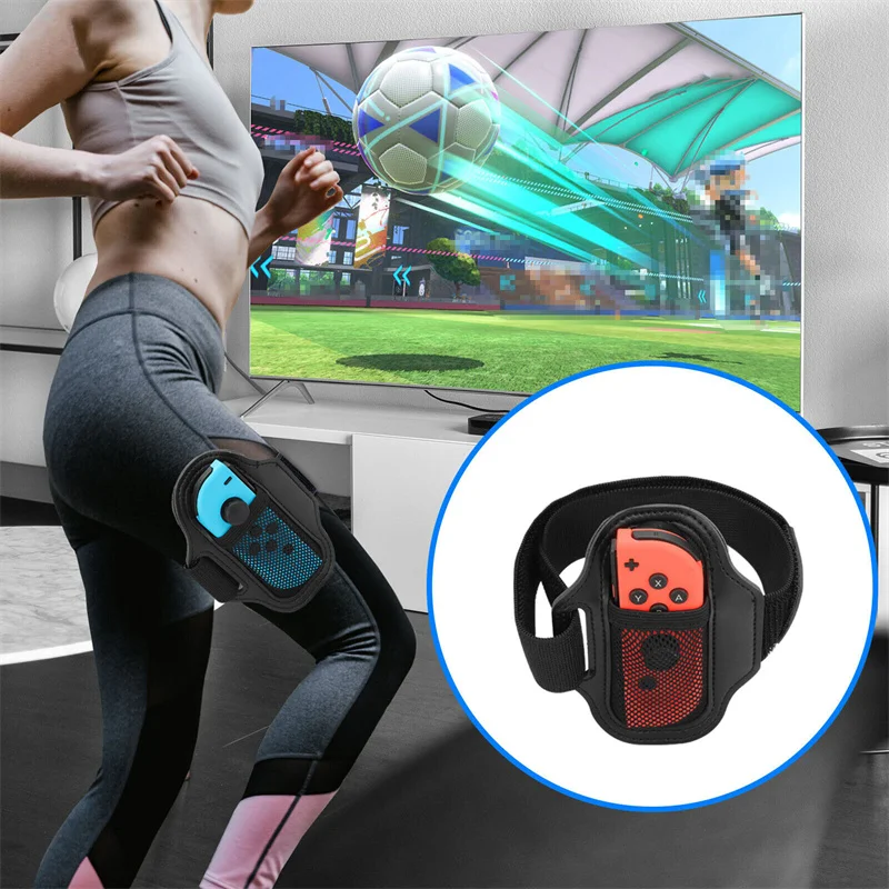 2 шт. ремешок для ног переключателя спортивных игр в футболе JoyCons Switch OLED-модель