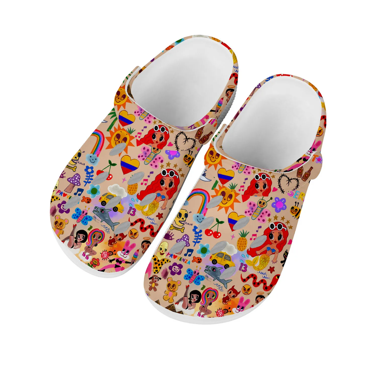 

Mañana Será Bonito Karol G Home Clogs Custom Water Shoes Mens Womens Teenager Shoe Garden Clog Breathable Beach Hole Slippers