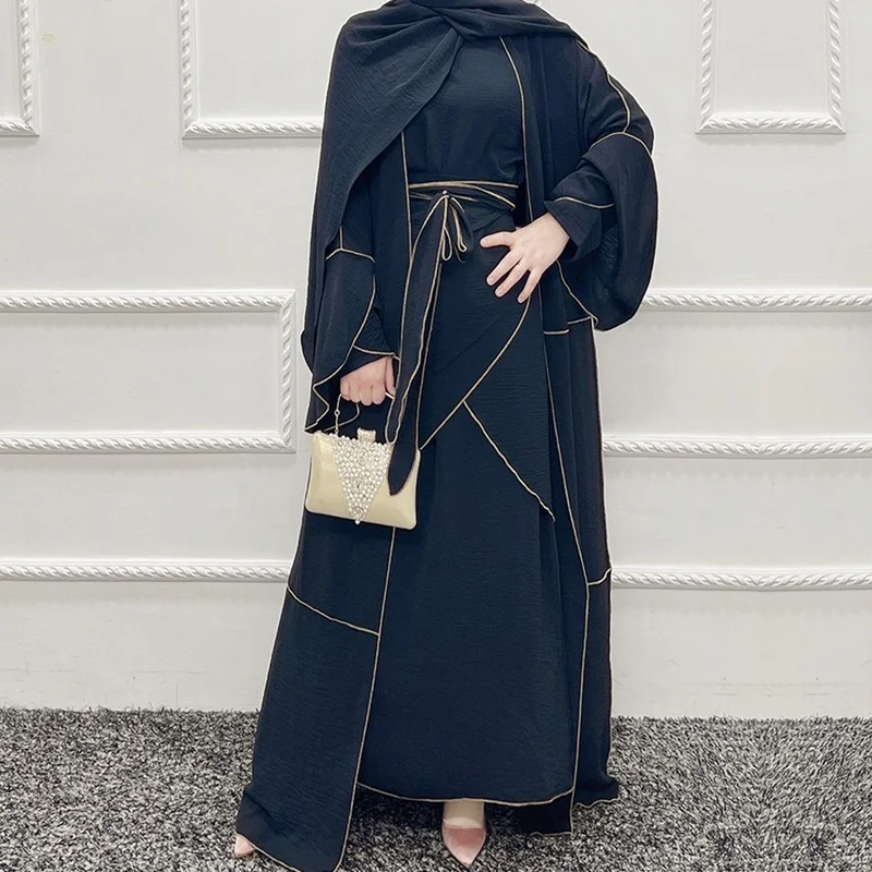 

Muslim Fashion Women Skirt 2 Piece Set Prayer Dress Khimar Abaya Femme Jilbab Musulman Modest Islamic Clothing for Women 2023