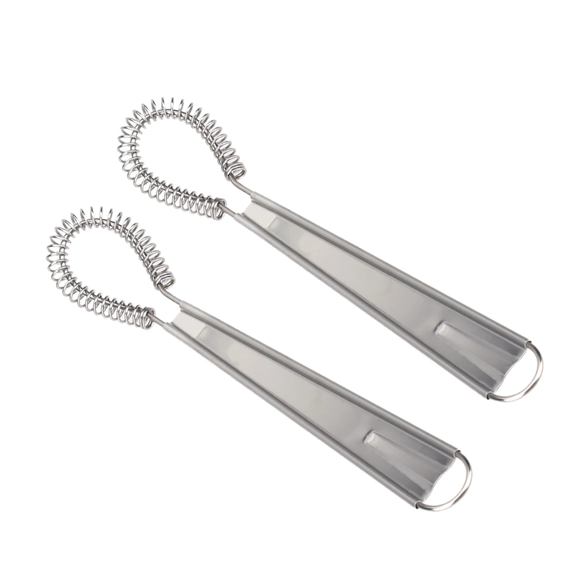 

2 Pcs Stainless Steel Eggbeater Doitool Spring Egg Beater Cream Stirrer Household Tools Whisk Kitchen Hand Mixer Cream Stirrer