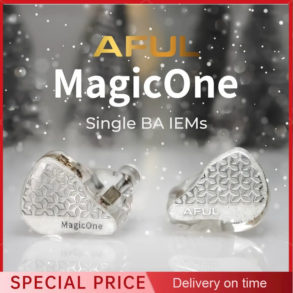 Фото AFUL MagicOne Single BA Driver Наушники-вкладыши 1BA IEMs Сбалансированные арматурные наушники с акустической технологией SE-Math Magic One №1