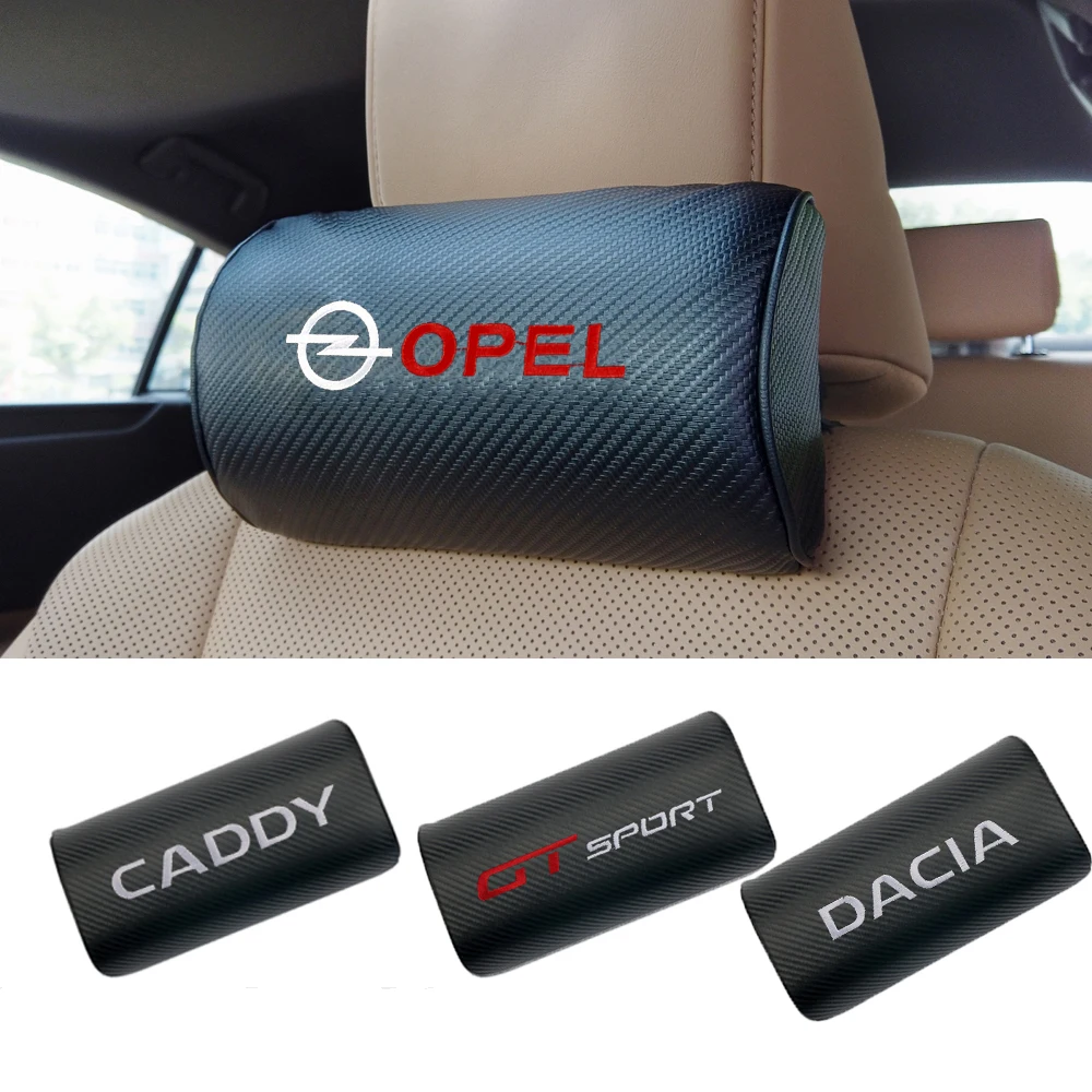 

1pcs Car Seat Headrest Cushion Neck Pillow Support Rest Travelling Auto Accessories For Opel Astra j Insignia g Corsa OPC vectra