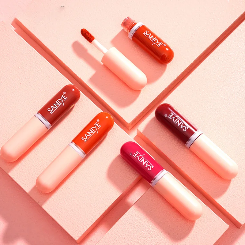 

HEALLOR Matte Lipstick Lip Gloss Mini 1.5ml Makeup Female Cosmetics Beauty Long Lasting Non-Stick Not Fade Waterproof