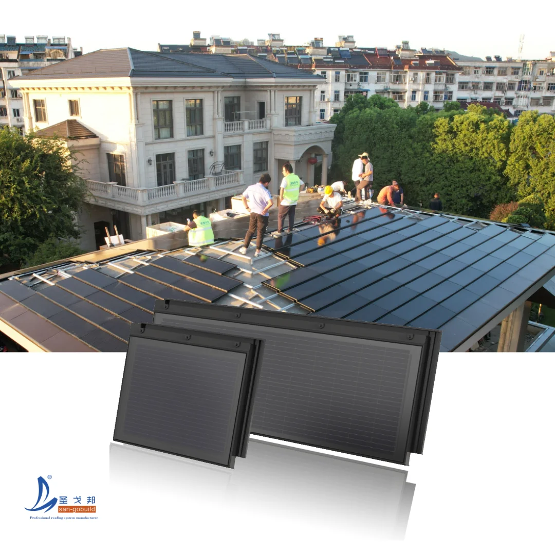 

Sangobuild BIPV Solar Roof Tiles 87W Solar Panels High Quality Electric Eco-friendly For Green House