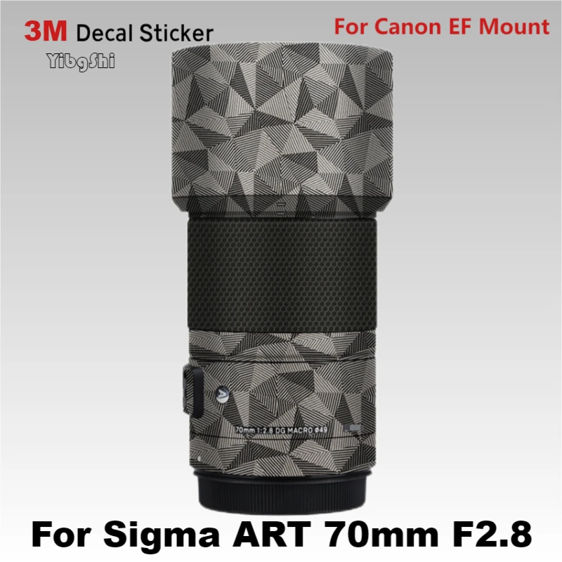 Виниловая пленка для фотоаппарата Sigma ART 70 мм F2.8 DG Macro (для Canon EF Mount)