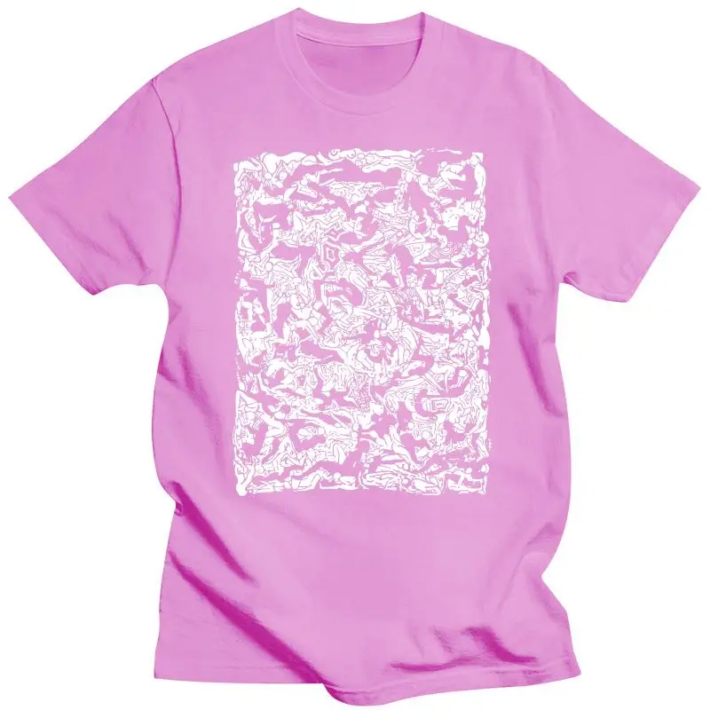 Футболка Kamasutra мужская с принтом дракона и тела хлопковая тенниска мультяшным