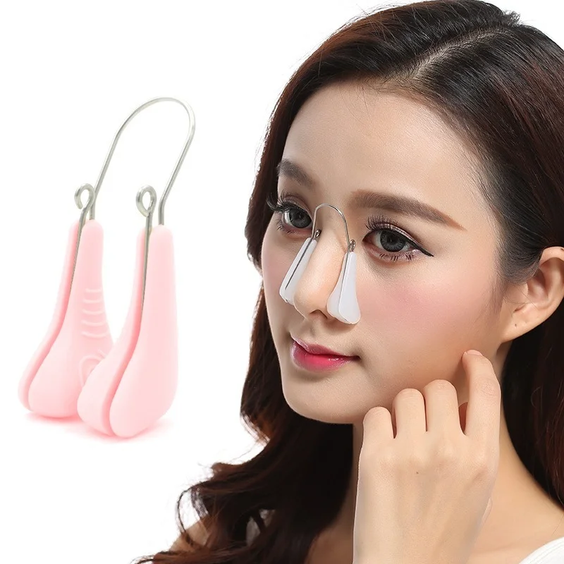

1pc Soft Silicone Nose Clip Corrector Nose Shaper Lifting Clip Bridge Shaping Corrector Nose Up Slimming Massager Beauty Tools