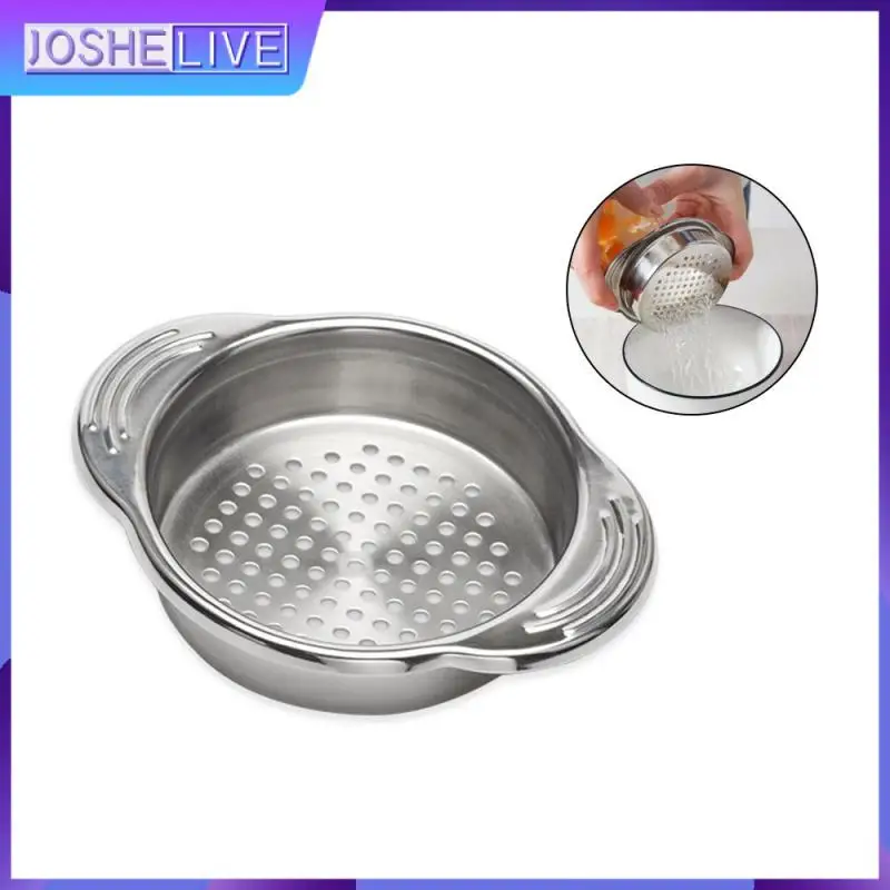 

Food Can Strainer Sieve Tuna Press Lid Oil Stainless Steel Drainer Remover Can Water Filter Colander Kitchen Tool Home Gadgets