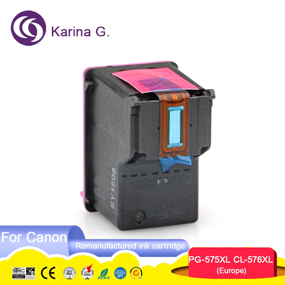 PG575XL PG 575 CL-576 CL 576 PG575 CL576 XL 575XL Восстановленный картридж для принтера Canon PIXMA TS3550i TS3551i