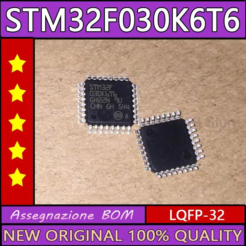 5 шт., микроконтроллер Stm32f030 stm32f030k6t6 030k6t6