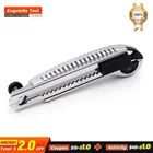 FINDER нержавеющей стальной универсальный нож инструмент искусство дизайнерские Роскошные Металлические Настенные Бумага хранения 5 шт. Sk-4 лезвие Бумага резка 18 мм