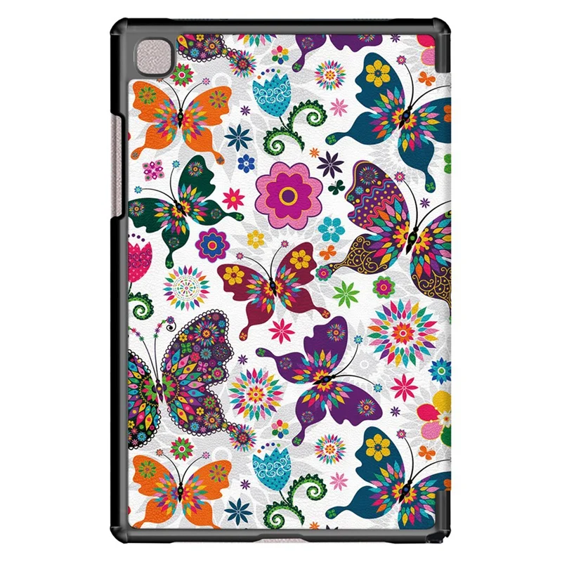 

Painted Tri-Fold Protective Case Tablet PC Leather Case Anti-Fall Protective Case Suitable For Samsung Tab A7